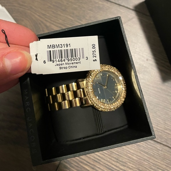 Marc by Marc Jacobs MARCI GOLD WOMEN'S GOLD MIRROR WATCH MBM3191 - Picture 5 of 10